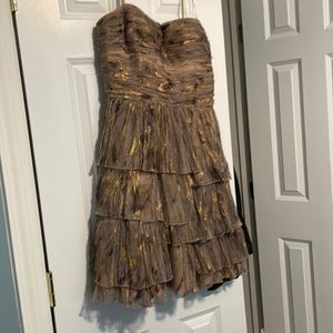 Aiden Maddox nude mini dress